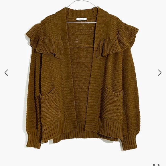 Madewell Ruffle Cardigan - Picture 9 of 9